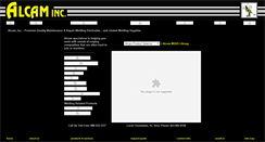 Desktop Screenshot of alcaminc.com